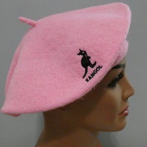 Stylish Fun Knit Beret Cap Hat Pink One Size Unisex